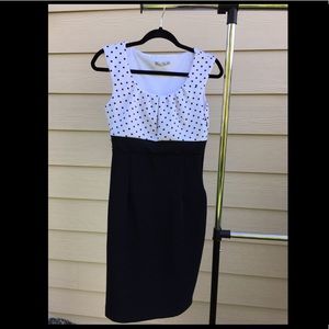 Polka dot work dress